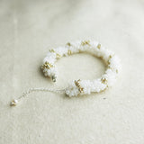 Meadow Star Dust Bracelet in White Clasp Right