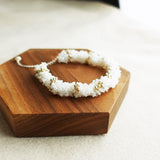 Meadow Star Dust Bracelet in White Display Left
