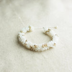 Meadow Star Dust Bracelet in White Front