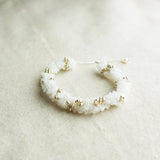 Meadow Star Dust Bracelet in White Front