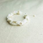 Meadow Star Dust Bracelet in White Side