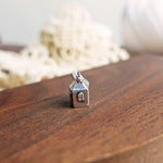 Miniature House Necklace II Back