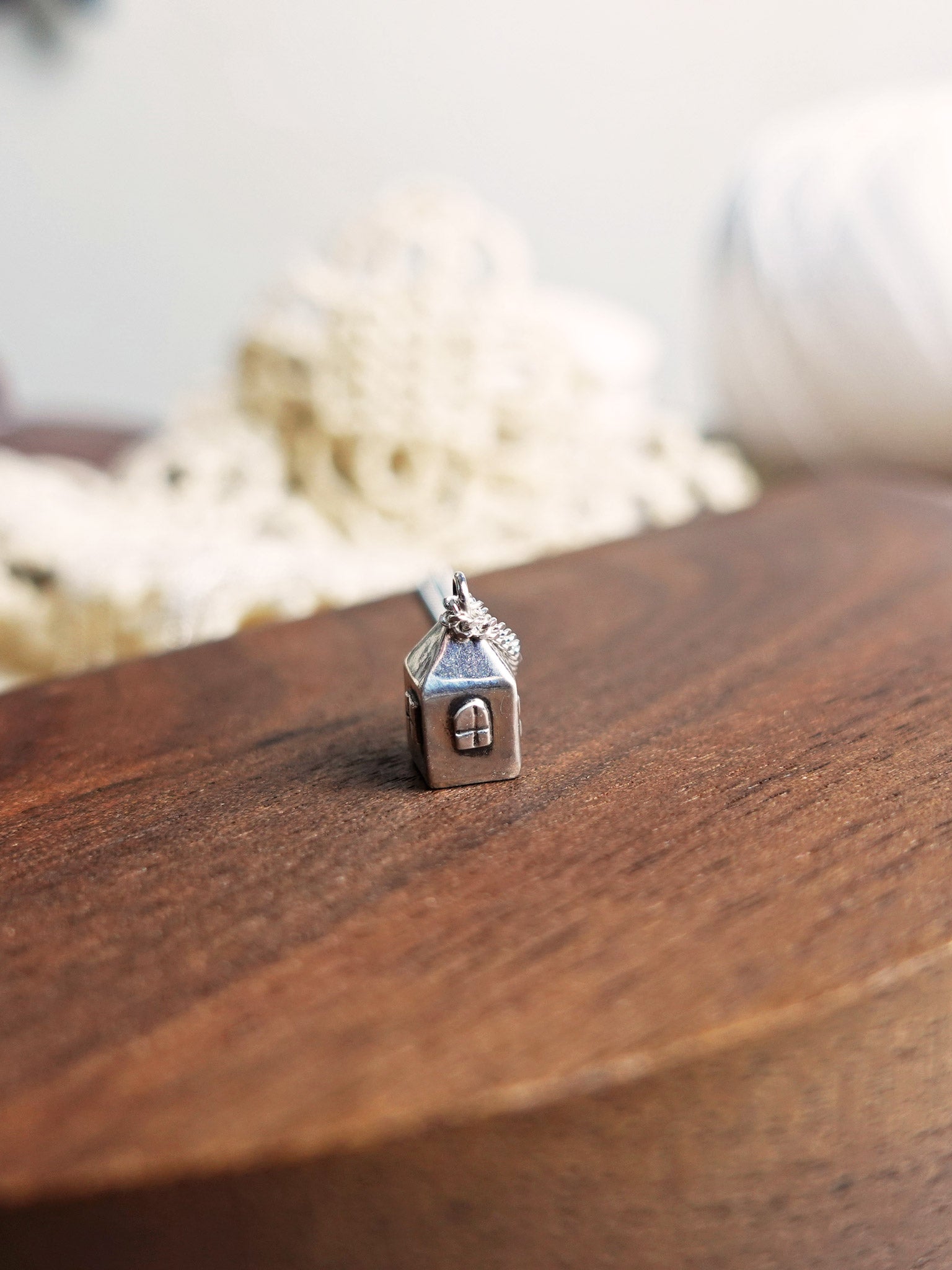 Miniature House Necklace II Back
