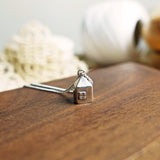 Miniature House Necklace III Right