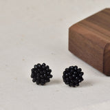 Prelude Petite Studs in Black Front