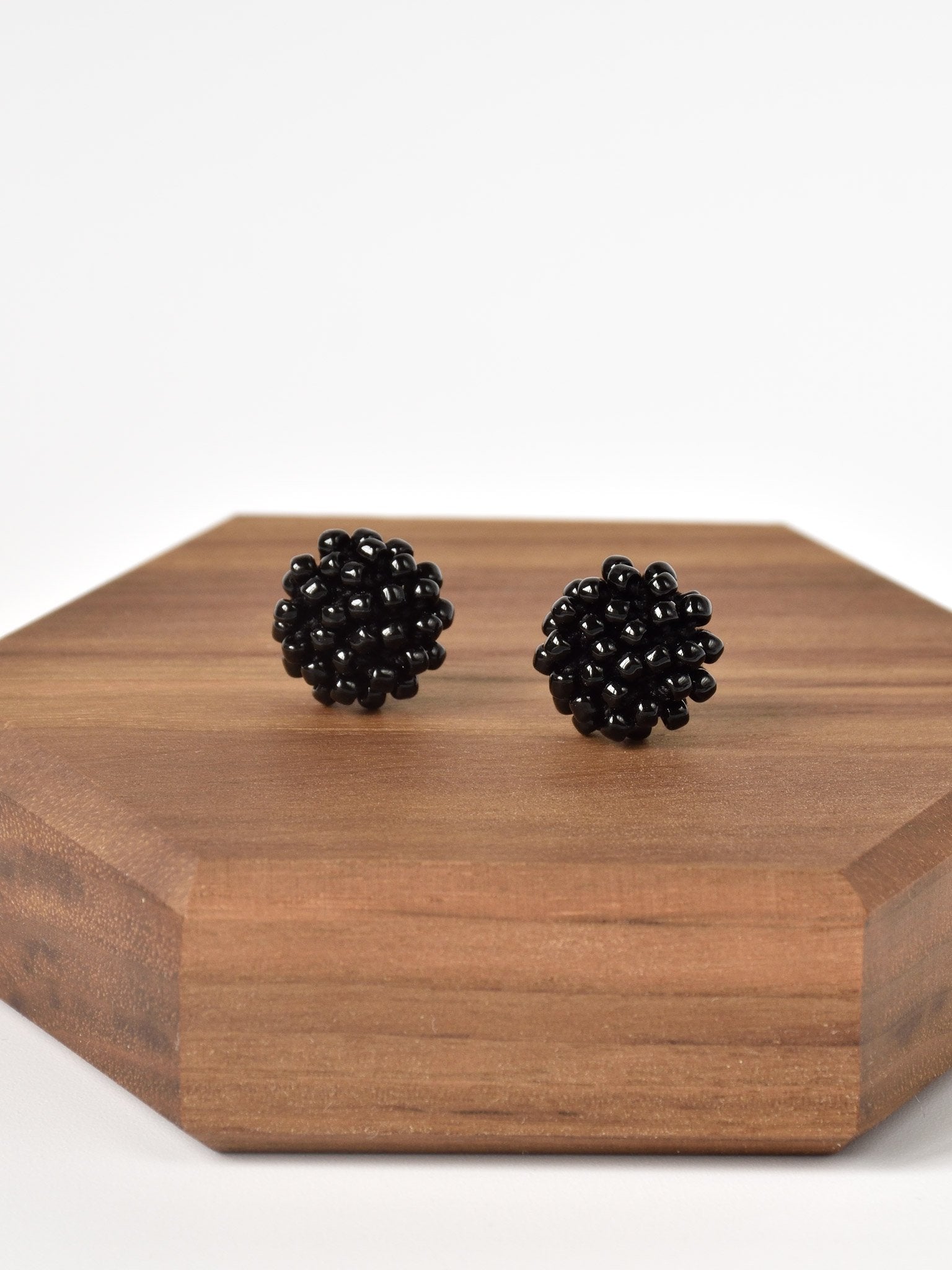Prelude Petite Studs in Black Display