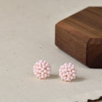 Prelude Petite Studs in Pink Front