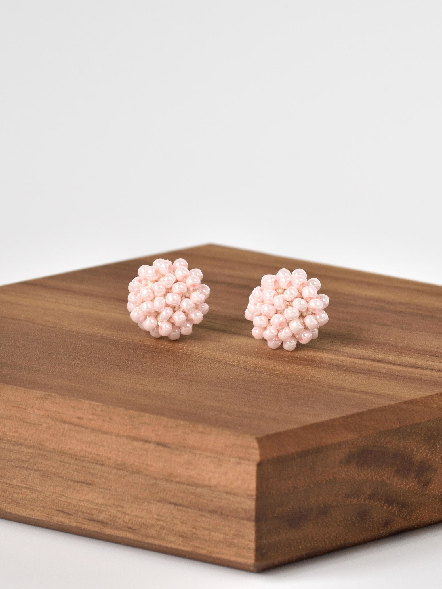 Prelude Petite Studs in Pink Display