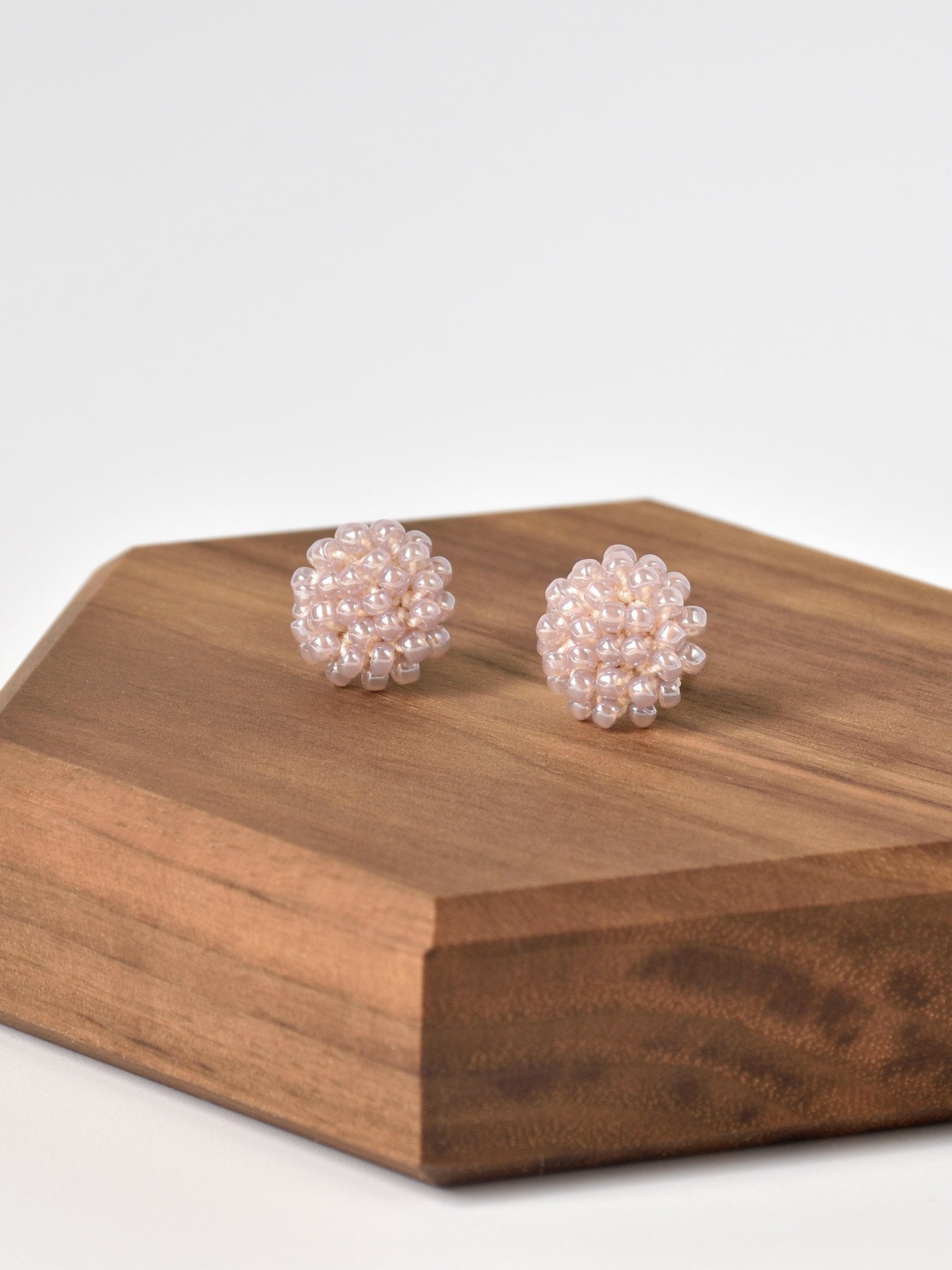 Prelude Petite Studs in Purple Display