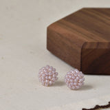 Prelude Petite Studs in Purple Front