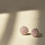 Prelude Petite Studs in Purple Left