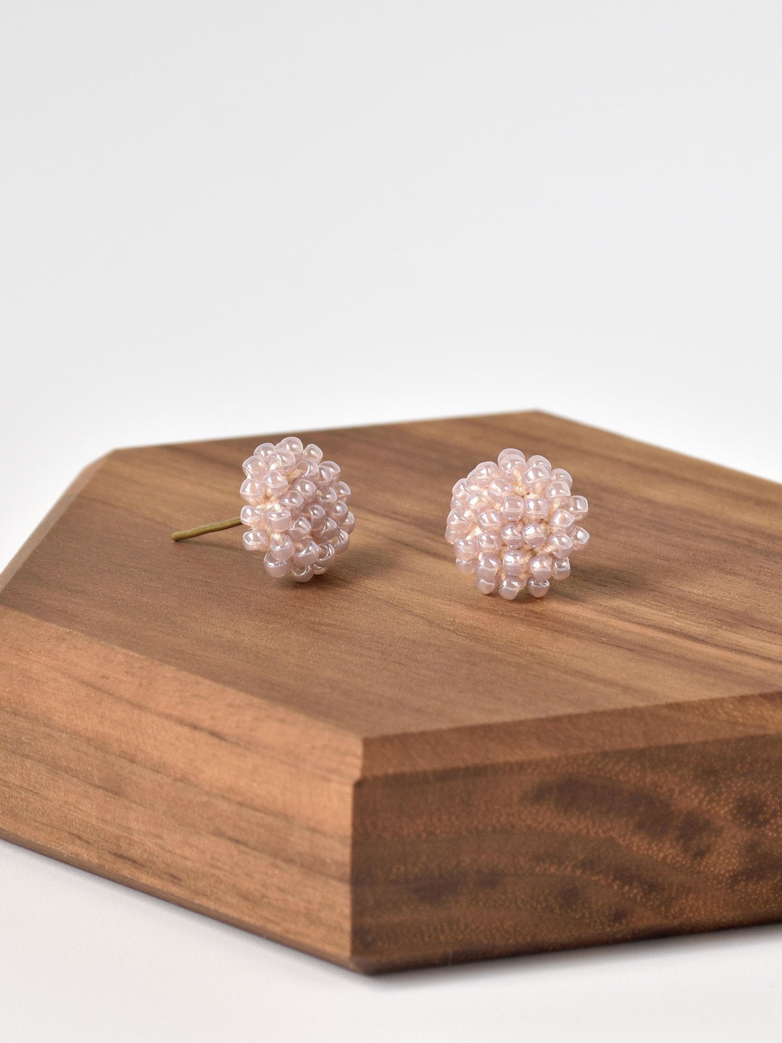 Prelude Petite Studs in Purple Right