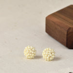 Prelude Petite Studs in Yellow Front