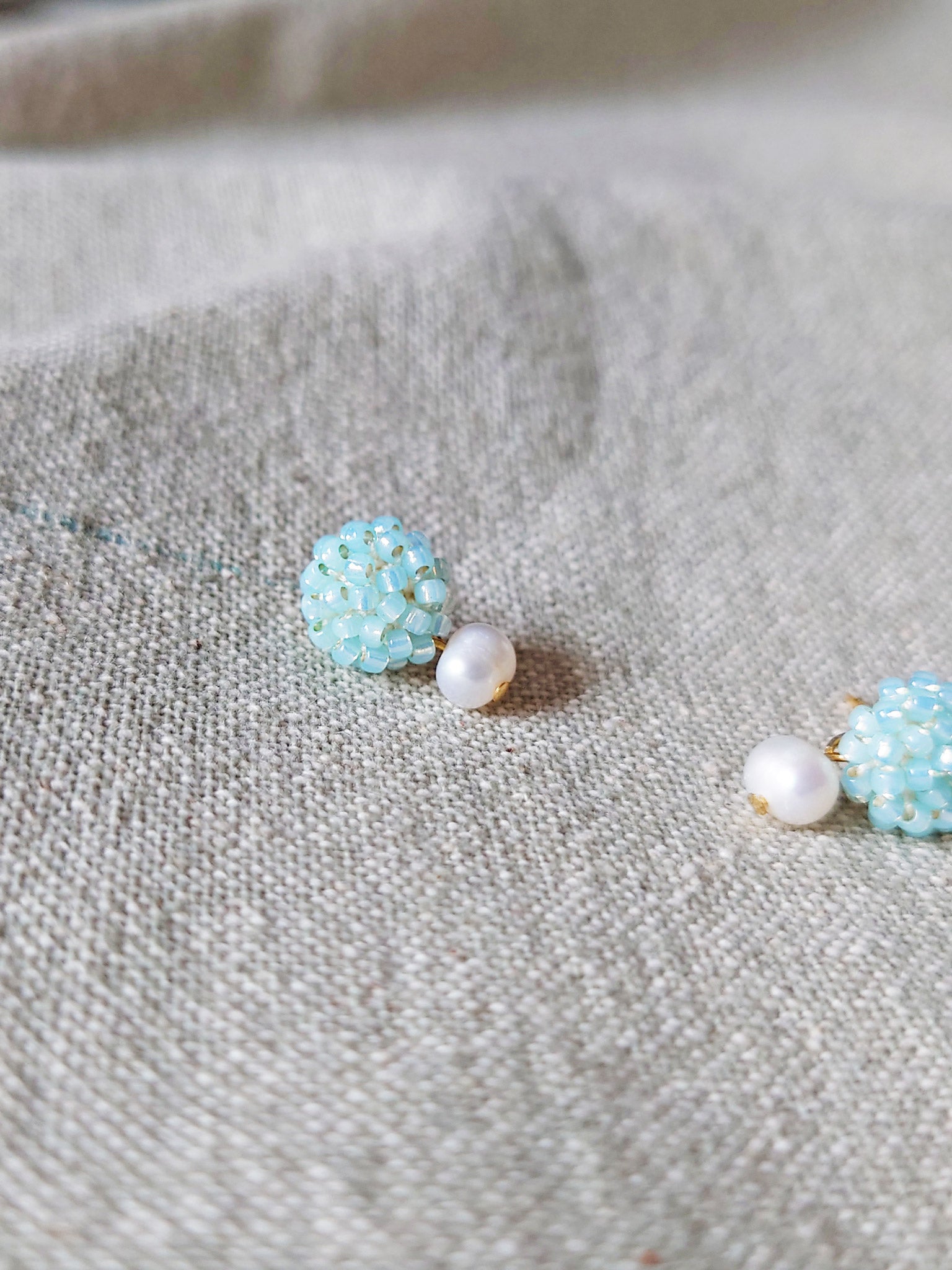 Phoebe Earrings in Blue Side
