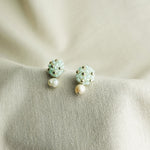 Phoebe Star Dust Earrings in Mint Green Side 2