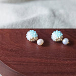 Phoebe Trio Earrings in Blue Display