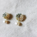 Phoebe Trio Earrings in Diamond Black Right Close