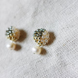 Phoebe Trio Earrings in Diamond Black Right Close