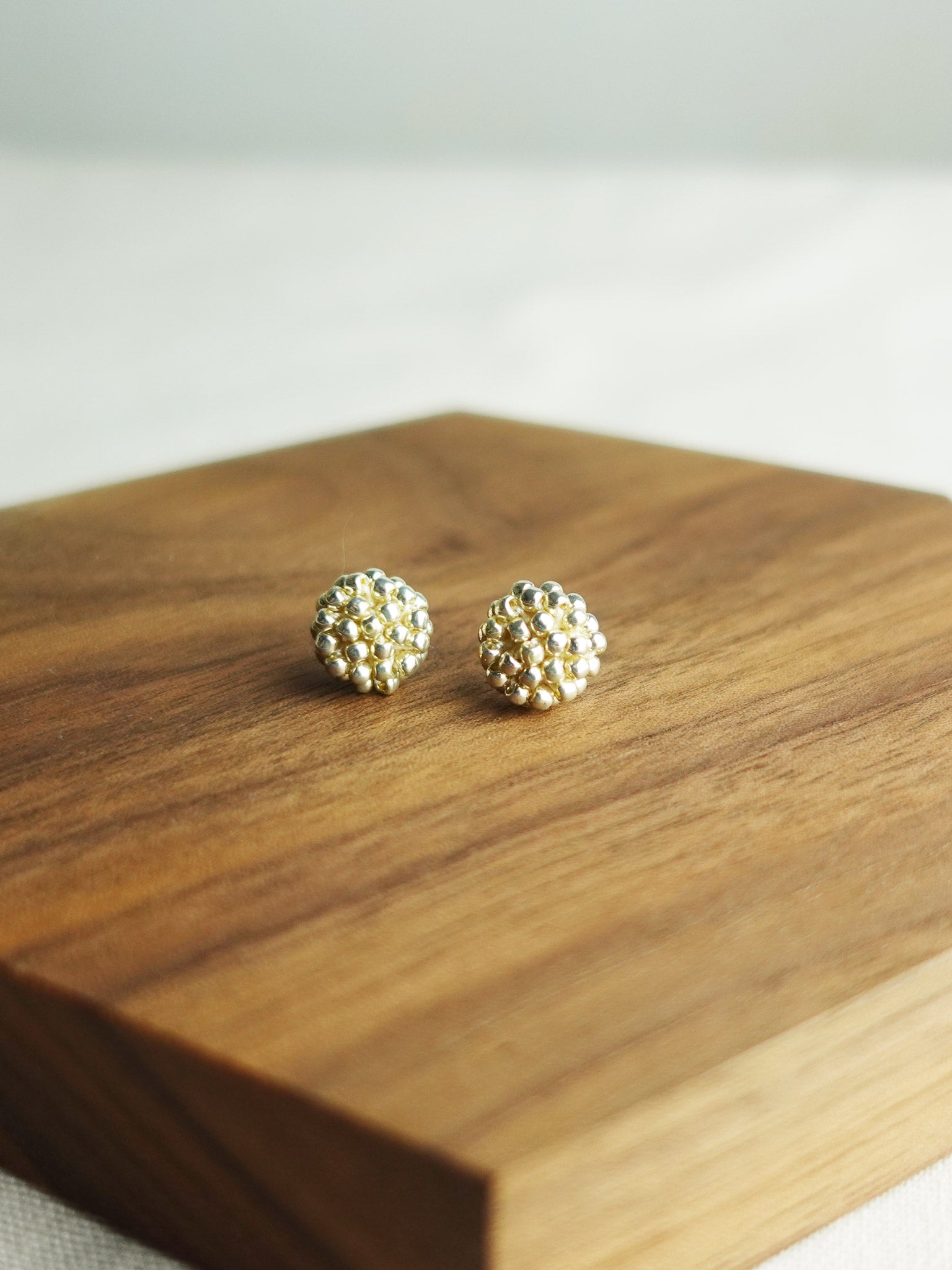 Prelude Petite Studs in Gold Display