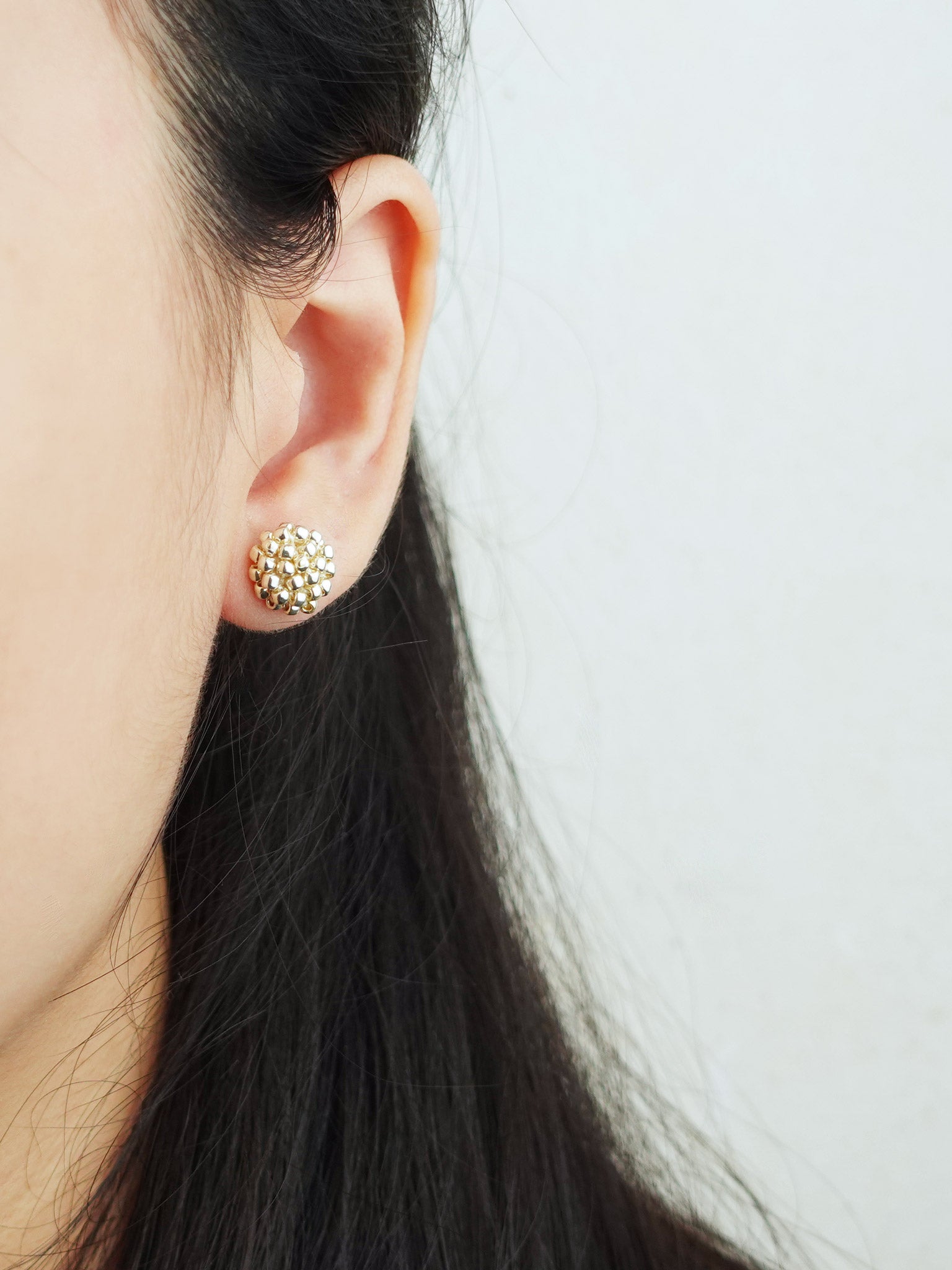 Prelude Petite Studs in Gold Model