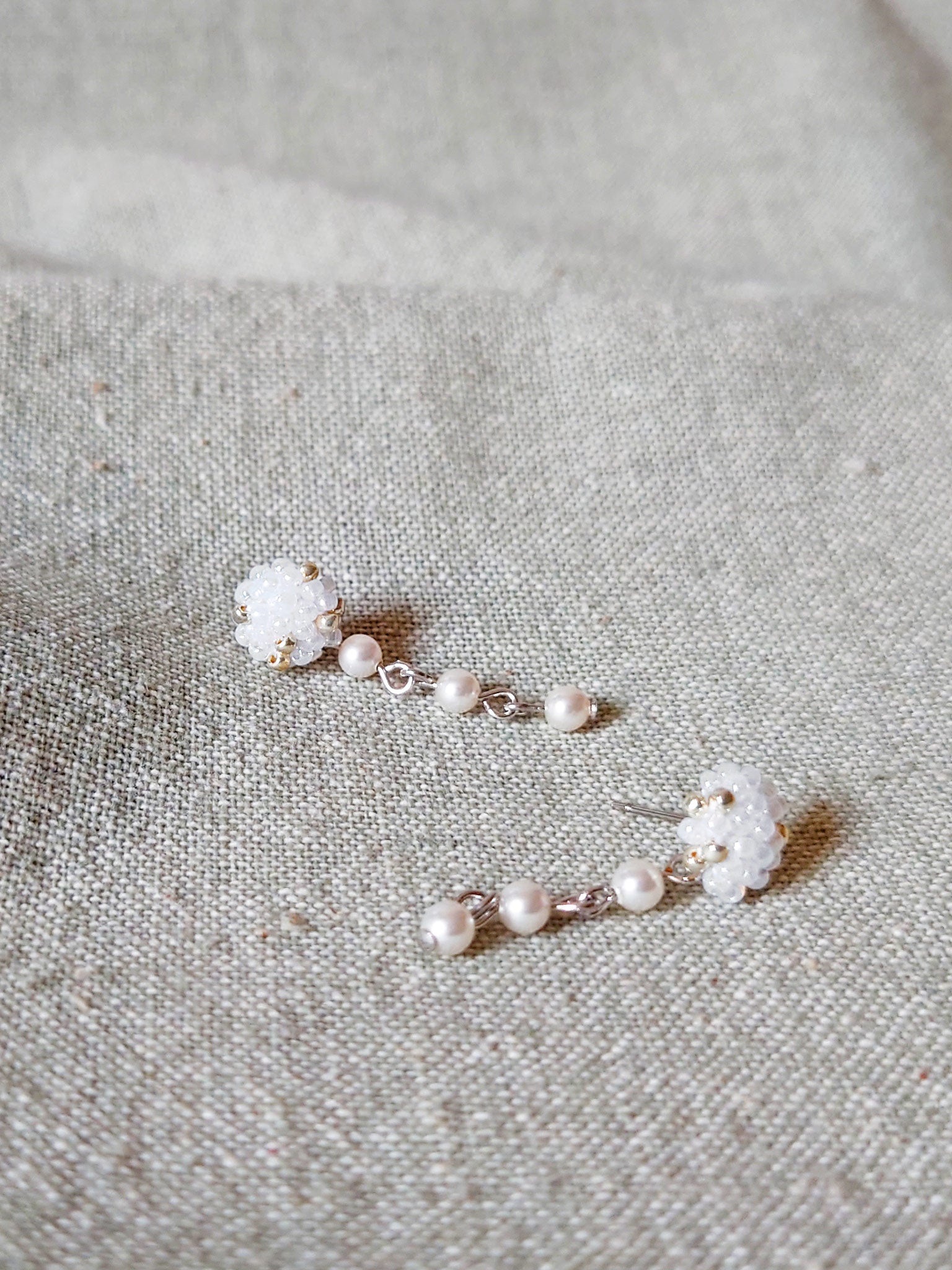 Raindrops on the Window Earrings Side