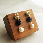 Richele Earrings in Black Display Left