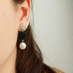 Richele Earrings in Black Model