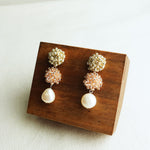Richele Earrings in Champagne Pink Display Right