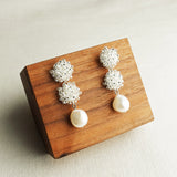 Richele Earrings in Silver Display Front