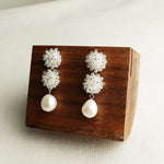 Richele Earrings in Silver Display Right
