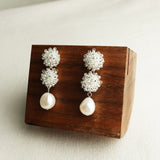 Richele Earrings in Silver Display Right