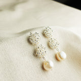 Richele Earrings in Silver Left