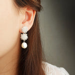 Richele Earrings in Silver Model