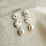 Richele Marshmallow Earrings Left