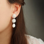 Richele Marshmallow Earrings Model