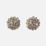 Star Dust Petite Studs in Grey - Daintynine