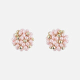 Star Dust Petite Studs in Pink - Daintynine