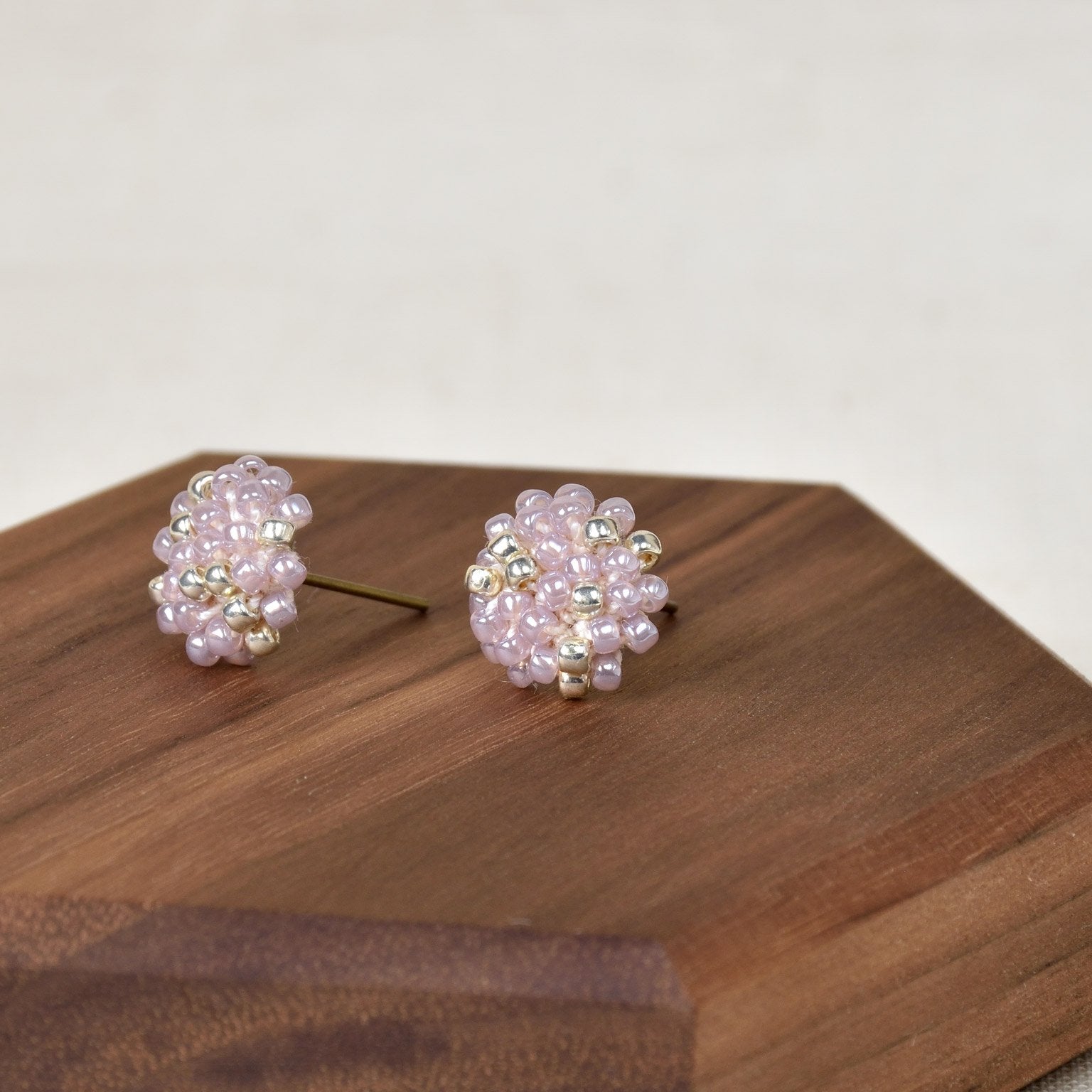 Star Dust Petite Studs in Purple - Daintynine