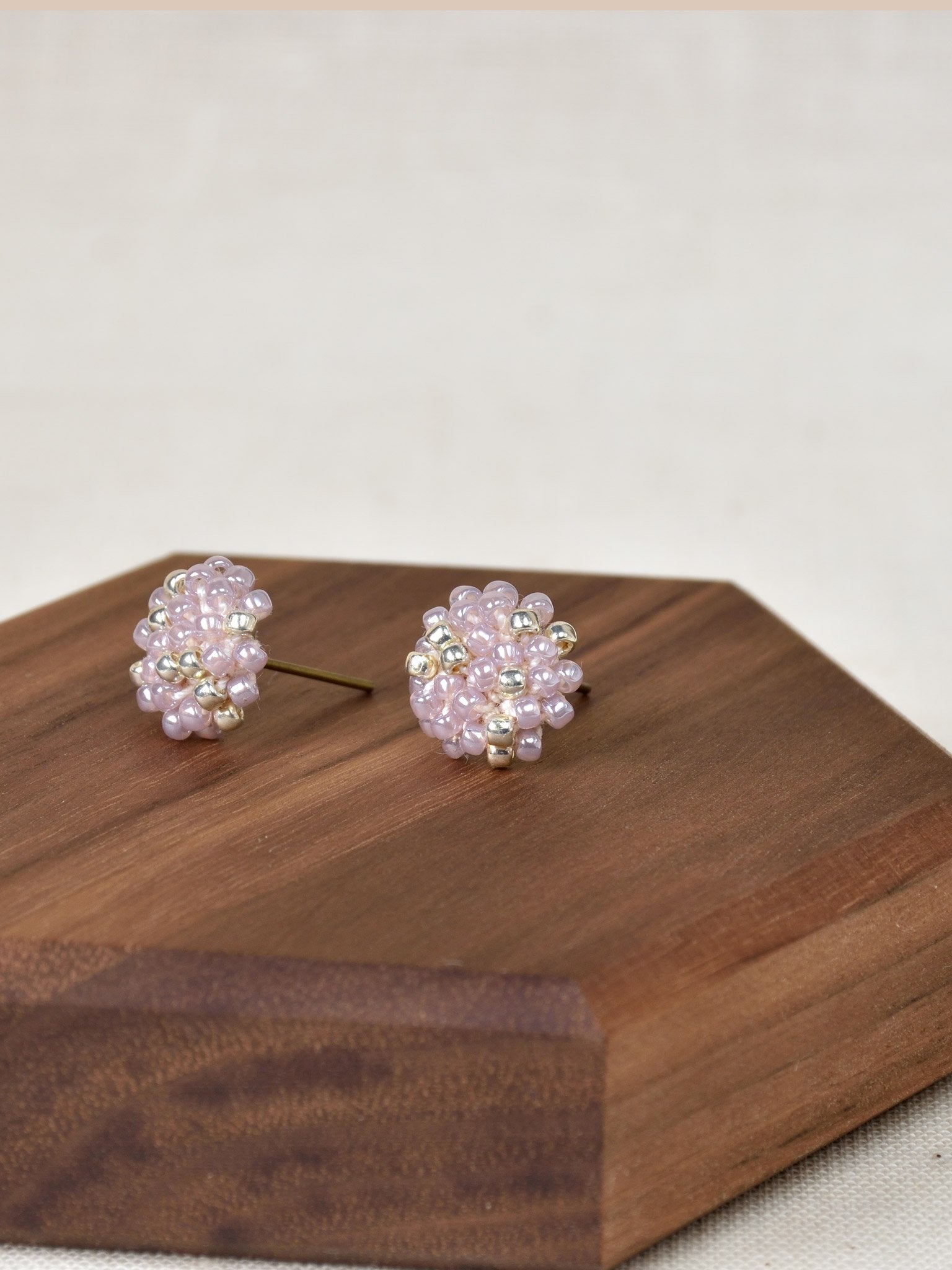 Star Dust Petite Studs in Purple - Daintynine