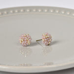 Star Dust Petite Studs in Purple Right
