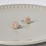 Star Dust Petite Studs in Purple Display