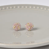Star Dust Petite Studs in Purple Front