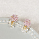 Sereia Quartz Clusters Drop Earrings in Purple Top 1