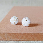 Star Dust Delica Stud Earrings Board Front