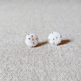 Star Dust Delica Stud Earrings Front