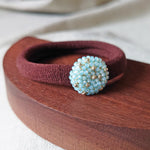 Star Dust Hair Tie in Blue Display Left
