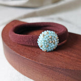 Star Dust Hair Tie in Blue Display Left