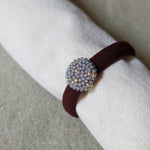Star Dust Hair Tie in Grey Top