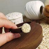 Star Dust Hair Tie in Ivory Model