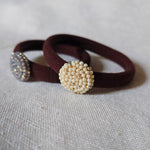 Star Dust Hair Tie in Milk White Group